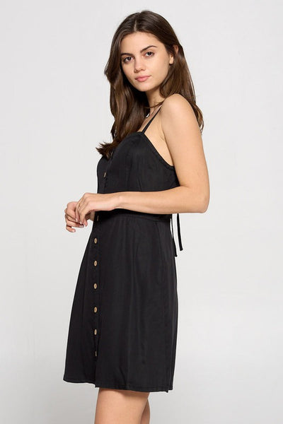 VESTIDO CORTO CASUAL  NEGRO 111419NE