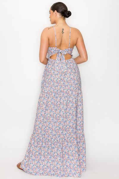 VESTIDO LARGO CASUAL BLUE 211438BU