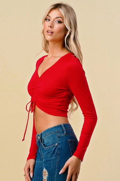 CROP TOP ROJO T10912RJ
