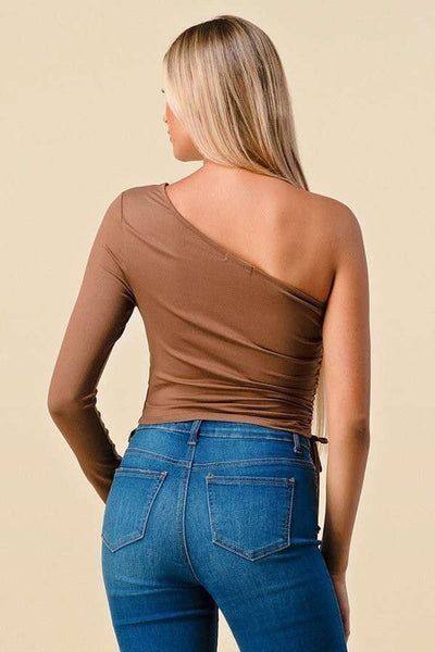 BLUSA BASICA CAFÉ O10913CF