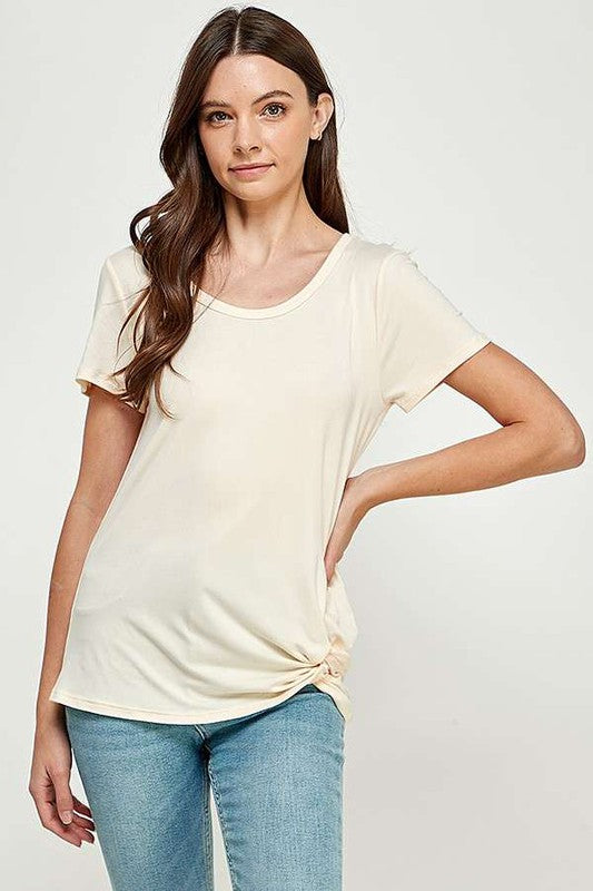 BLUSA BASICA CREMA O11161CR