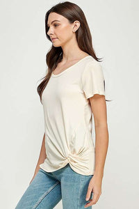 BLUSA BASICA CREMA O11161CR