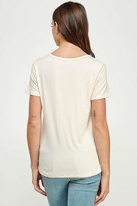 BLUSA BASICA CREMA O11161CR