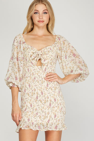 VESTIDO CORTO CASUAL TAUPE 111146TA