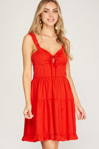 VESTIDO CORTO CASUAL  TOMATO 110818TO