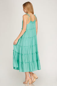 VESTIDO CORTO CASUAL JADE GREEN 111148JG