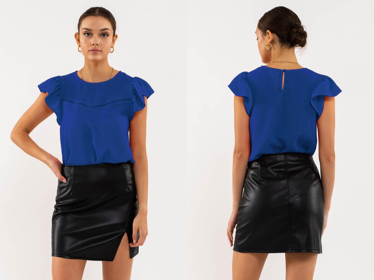 BLUSA CASUAL AZUL ROYAL  311468AR