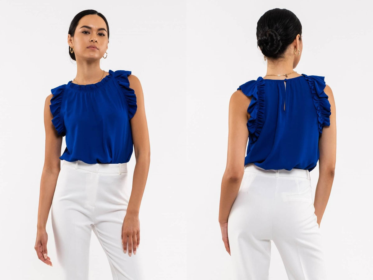 BLUSA CASUAL AZUL ROYAL  311461AR